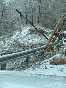 DOH workers from around state help with ice storm damage